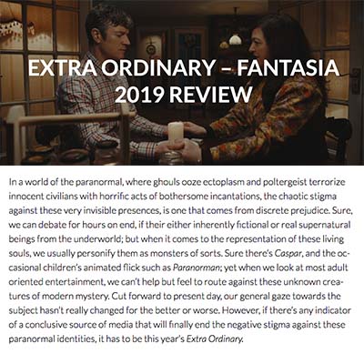 Extra Ordinary Fantasia 2019 Review 